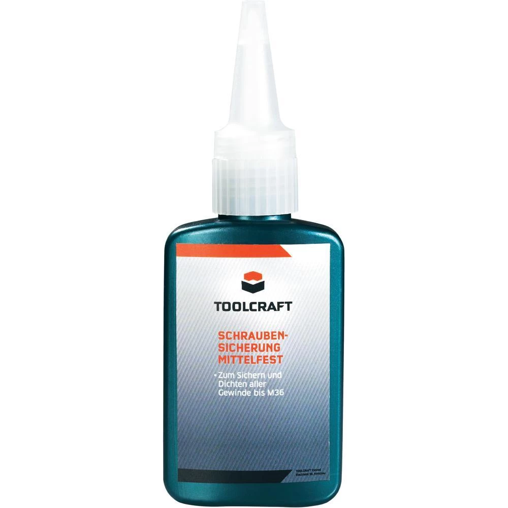 Osigurač vijčanih spojeva TOOLCRAFT 887507, srednja čvrstoća, 50ml slika