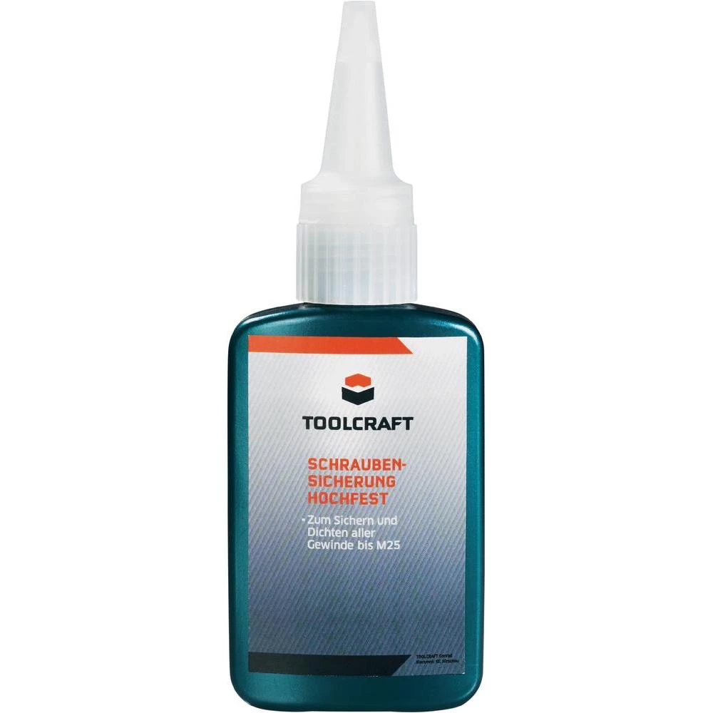 Osigurač vijčanih spojeva TOOLCRAFT 887508, visoka čvrstoća, 50ml slika