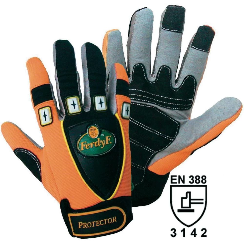 Rukavice FerdyF. Protector Mechanics 1980, umjetna koža i spandeks, veličina L ( slika
