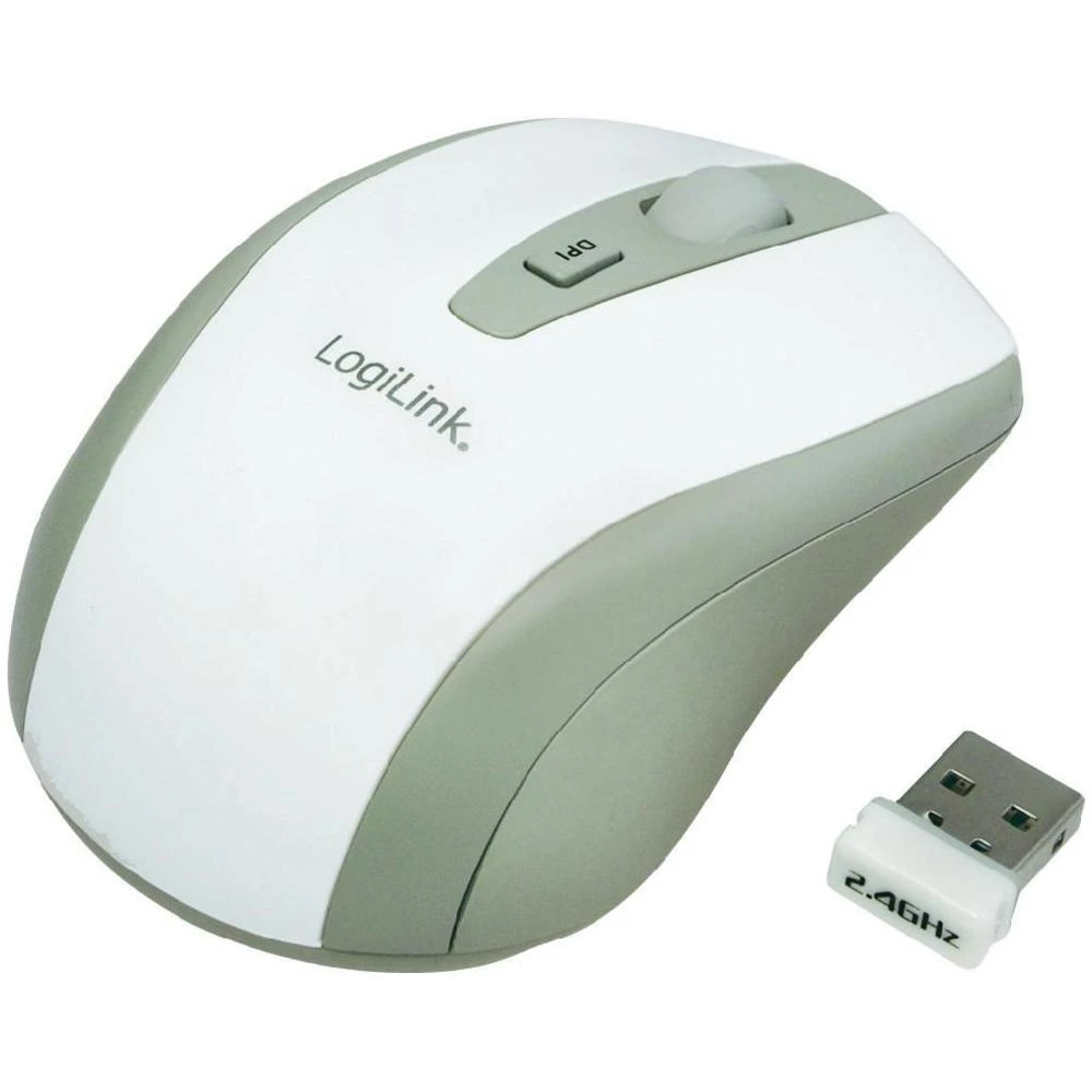 Radijski miš optički LogiLink mini bijeli ID0030 slika