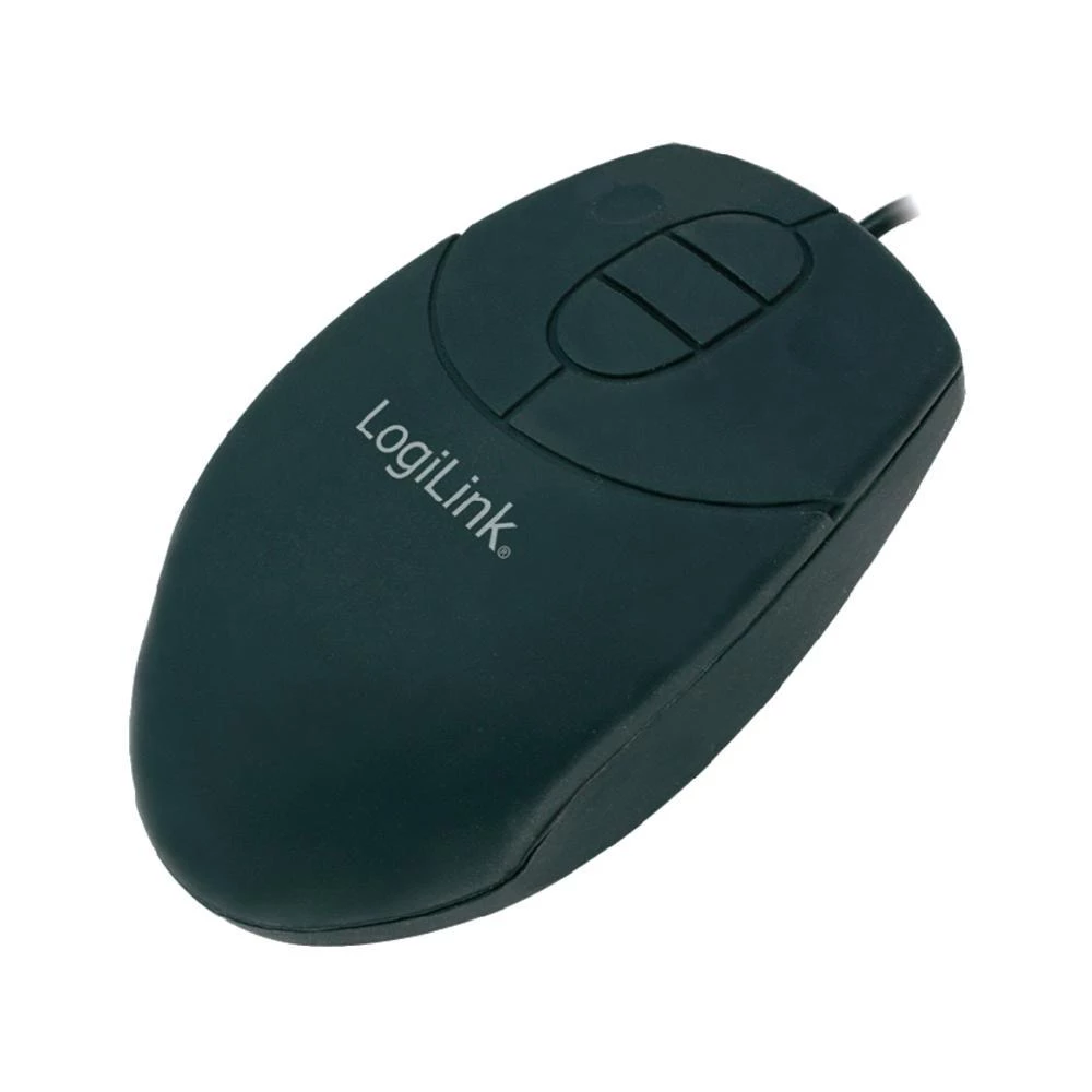 USB optički miš LogiLink ID0061 zaštićen od prskanja i prašine, crni slika