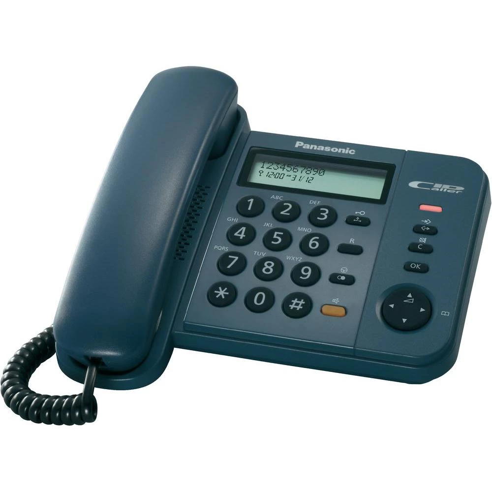 Analogni telefon sa žicom KX-TS580GC Panasonic funkcija slobodnog govora, mat ta slika