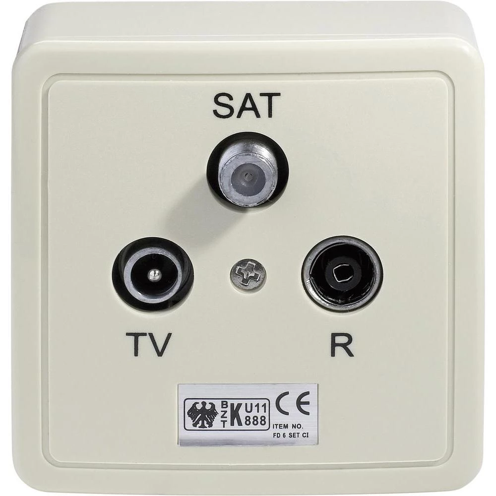 Antennen-krajna doza za DPA 31 TV/R/SAT Frekvencijski raspon=47 - 2050 MHz prikl slika