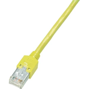 RJ45 mrežni kabel CAT 5e S/UTP [1x RJ45 utikač - 1x RJ45 utikač] 30 m žuti, nezapaljivi, zaštićeni Dätwyler slika