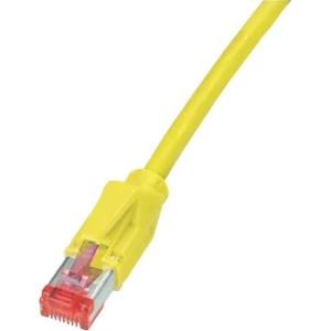 RJ45 mrežni kabel CAT 6 S/FTP [1x RJ45 utikač - 1x RJ45 utikač] 5 m žuti nezapal slika