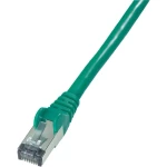 RJ45 mrežni kabel CAT 6 S/FTP [1x RJ45 utikač - 1x RJ45 utikač] 0.50 m zeleni ne