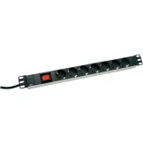 Višestruka utičnica s prekidačem Digitus 48,3 cm (19") 7-struka DN-19 PDU-7S