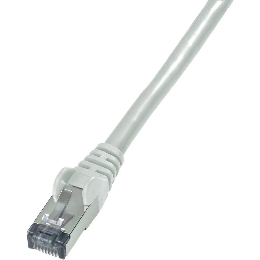 RJ45 mrežni kabel CAT 6 S/FTP [1x RJ45 utikač - 1x RJ45 utikač] 20 m sivi nezapa slika