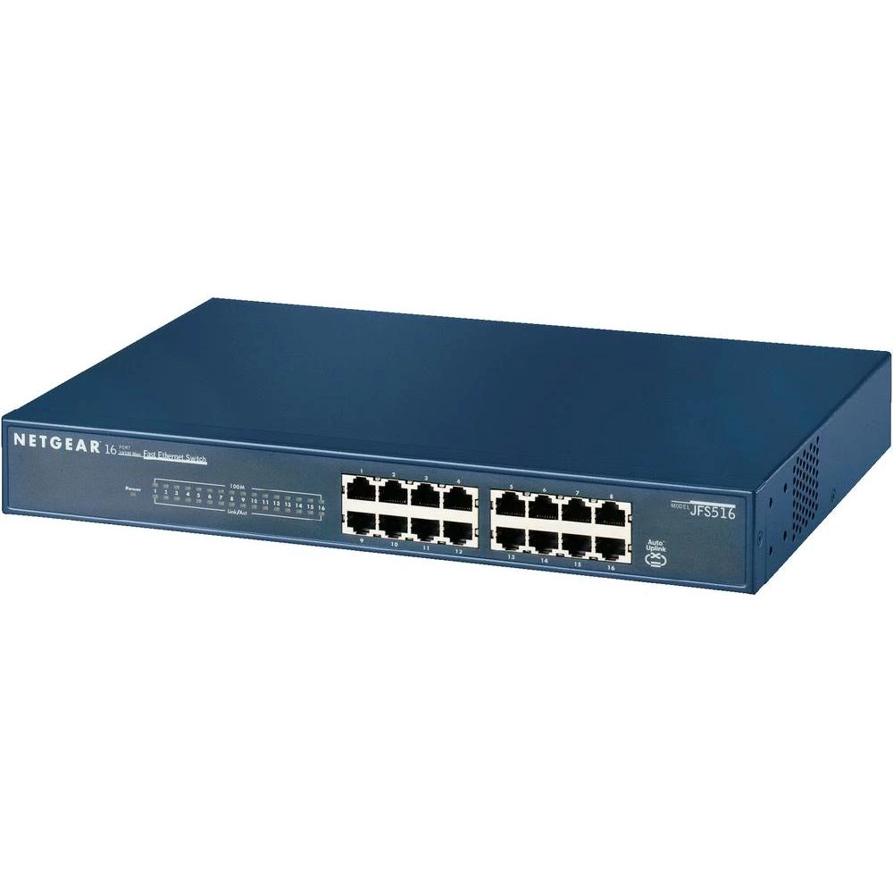 19" mrežni Switch uređaj RJ45/SFP JFS516 Netgear 16-portni 10 / 100 MBit/s slika