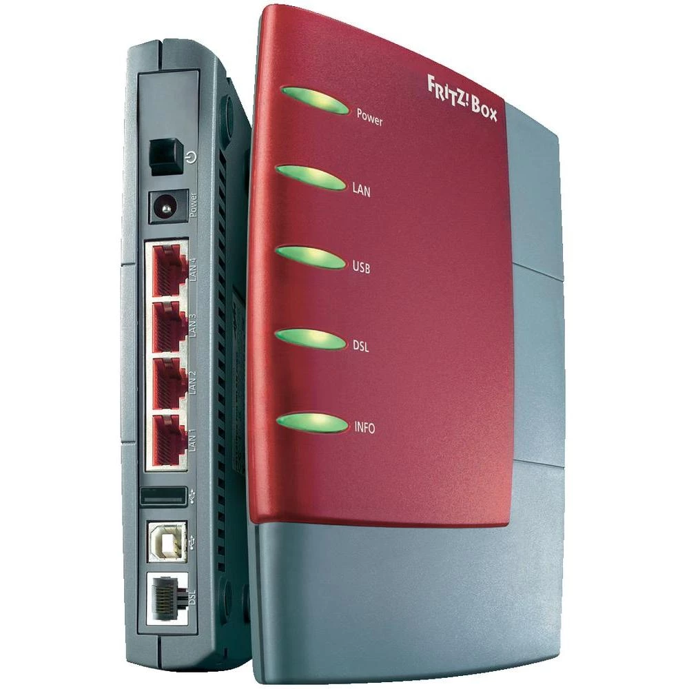 LAN ruter s modemom AVM FRITZ!Box 2170 integrirani modem: ADSL, ADSL2+ 100 MBit/ slika