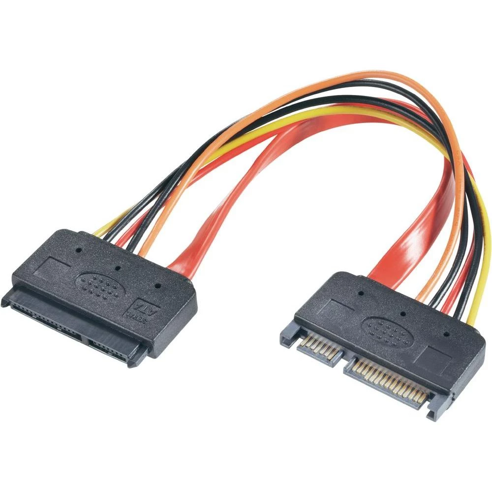 Produžni kabel za tvrde diskove [1x SATA-kombi utikač 7+15pol. - 1x SATA-kombi u slika