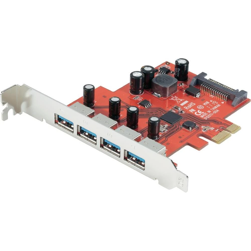 USB 3.0 PCI Express upravljačka kartica 4 porta slika