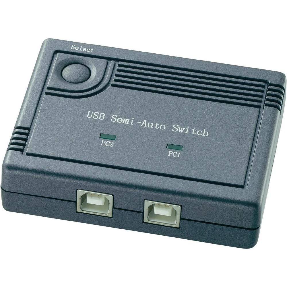 2 -portni USB 2.0 razdjelnik ''Komfort'' Conrad crni slika