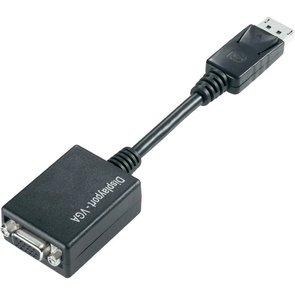 DisplayPort/VGA adapter Conrad [1x DisplayPort-utikač <=> 1x VGA-utičnica] 0.15m slika