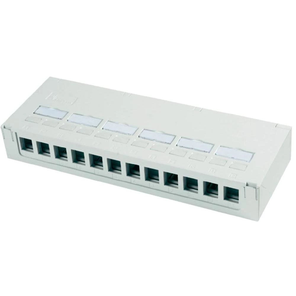 Patch panel Telegärtner 12-portni neopremljen H02000A0081 1U slika