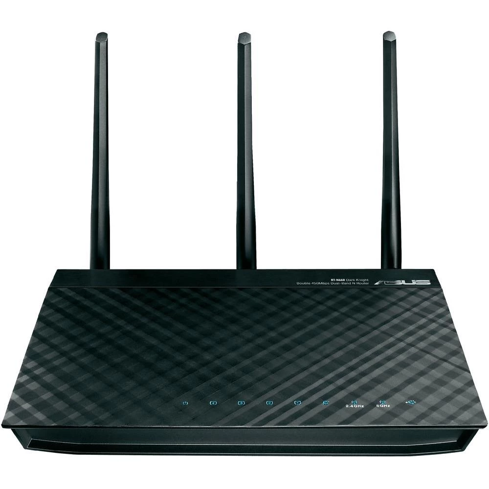 WLAN-Router - usmjerivač 2.4 GHz, 5 GHz 900 MBit/s Gigabit-LAN Asus RT-N66U slika