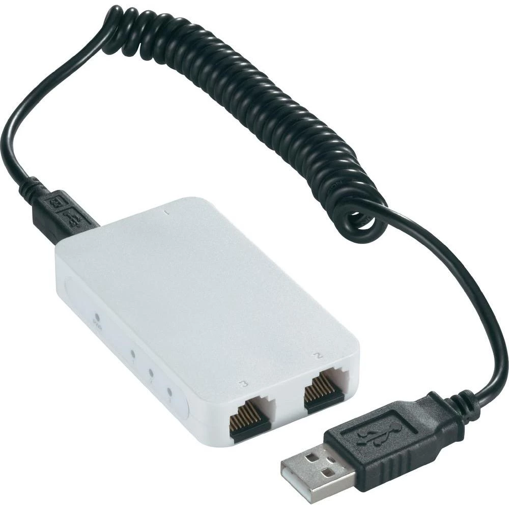 Mrežni Switch uređaj RJ45 Conrad super tanki s USB napajanjem 3-portni 100 MBit/s slika