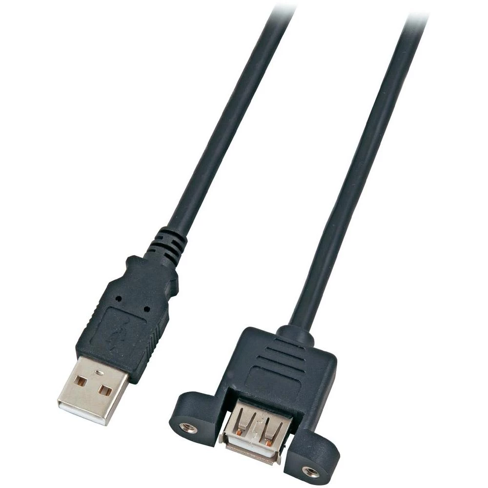 USB 2.0 produžni kabel [1x USB 2.0 utikač A - 1x USB 2.0 utikač A] 1.80 m crni slika
