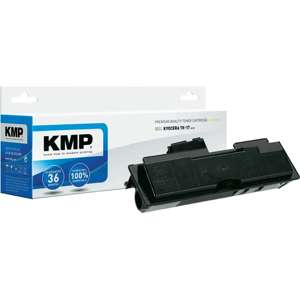 Kompatibilni toner K-T2 KMP zamjenjuje Kyocera TK-17 crna kapacitet stranica maks. 6000 stranica slika