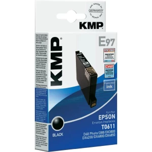 Kompatibilna patrona za printer E97 KMP zamjenjuje Epson T0611 crna slika