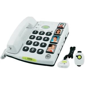 Vrpčasti telefon za starije osobe DORO Secure 347, optička signalizacija poziva, slika