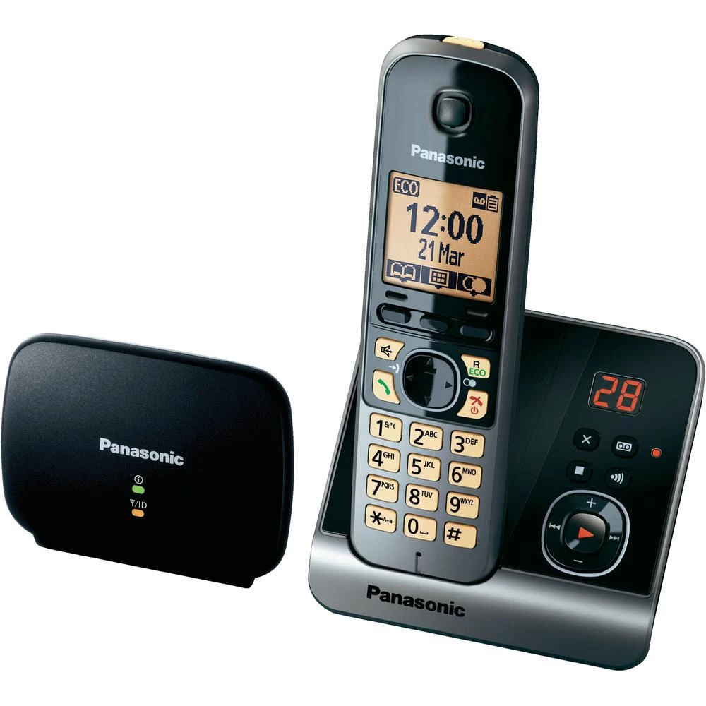 Analogni bežični telefon KX-TG6761 Panasonic automarska sekretarica, DECT repet slika