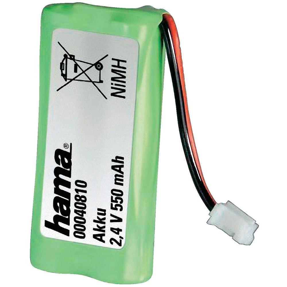 Akumulator za bežični telefon Hama NiMH Battery Pack 2,4 V/550 mAh za: Gigaset NiMH 2.4 V 550 mAh slika