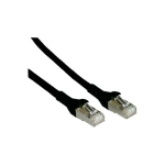 RJ45 mrežni kabel CAT 6A S/FTP [1x RJ45 utikač - 1x RJ45 utikač] 3 m crni zaštićeni, BTR Netcom 1308453000-E