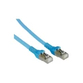 RJ45 mrežni kabel CAT 6A S/FTP [1x RJ45 utikač - 1x RJ45 utikač] 3 m plavi zašti slika