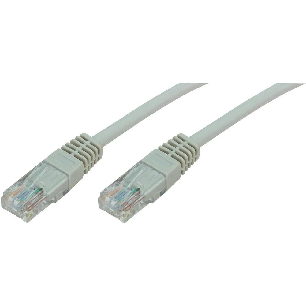 RJ45 mrežni kabel CAT 5e U/UTP [1x RJ45 utikač - 1x RJ45 utikač] 2 m sivi zaštić slika