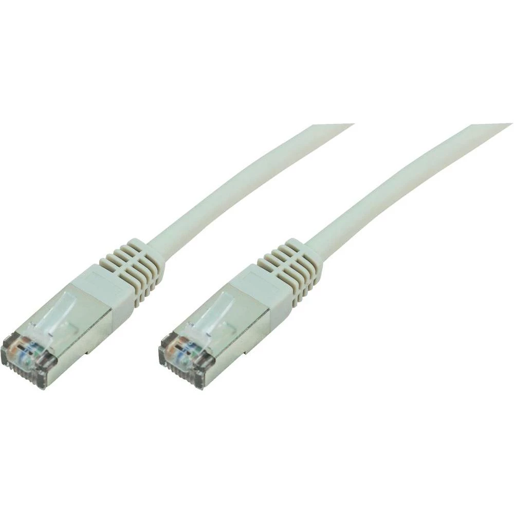 RJ45 mrežni kabel CAT 5e SF/UTP [1x RJ45 utikač - 1x RJ45 utikač] 0.50 m sivi za slika