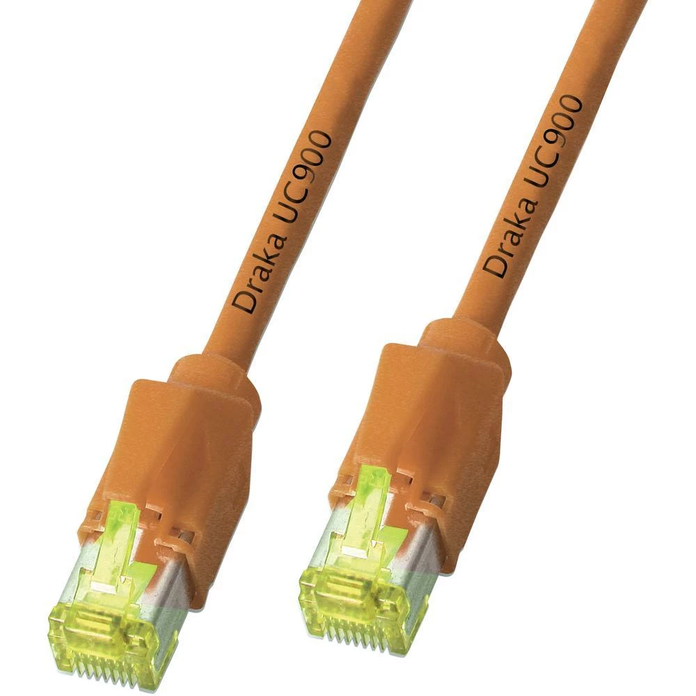 RJ45 mrežni kabel CAT 6A S/FTP [1x RJ45 utikač - 1x RJ45 utikač] narančasti neza slika