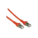 RJ45 mrežni kabel CAT 6A S/FTP [1x RJ45 utikač - 1x RJ45 utikač] 15 m crveni zaštićeni, BTR Netcom 130845A566-E