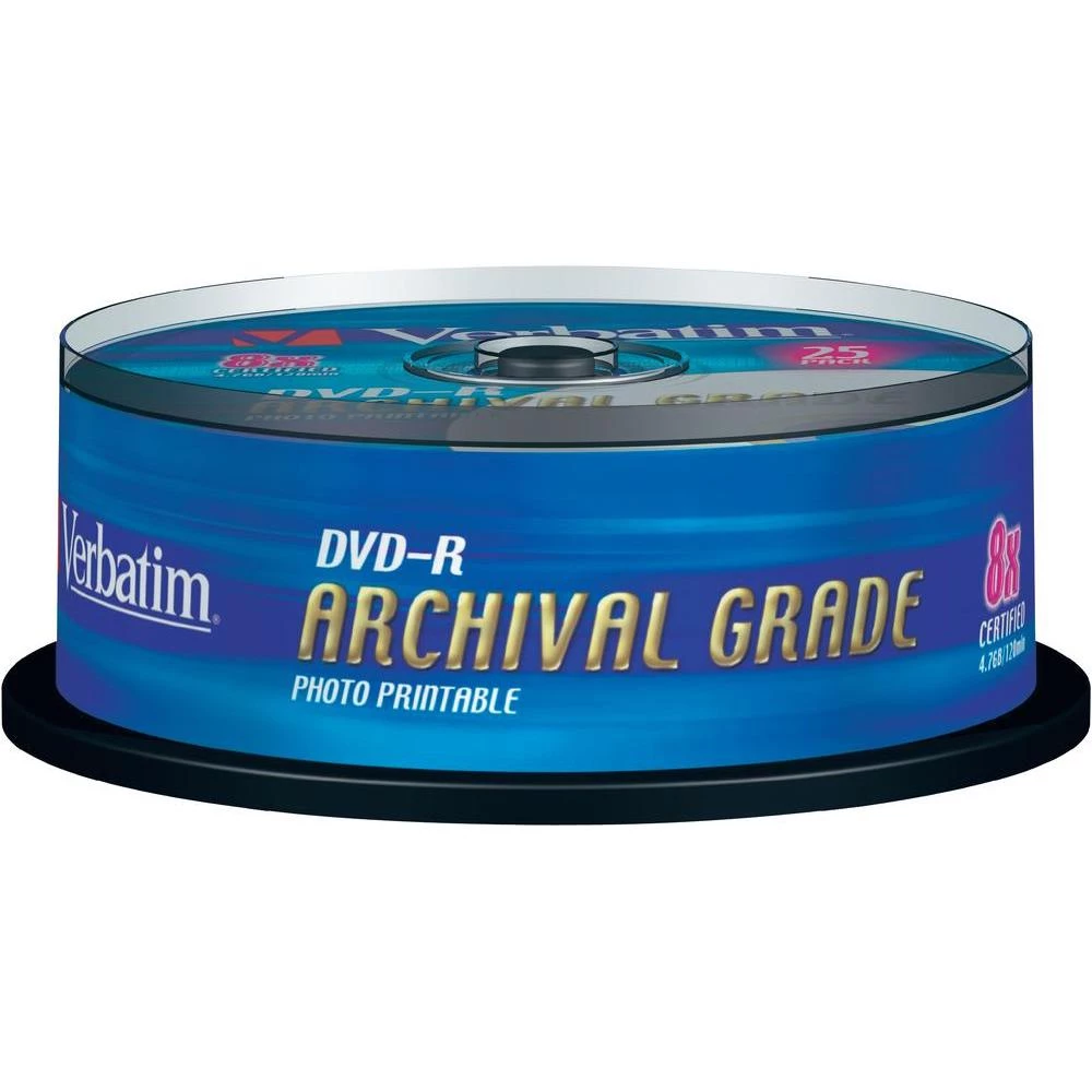 DVD-R prazni Verbatim 43634 4.7 GB 25 kom. okrugla kutija premaz protiv ogreboti slika
