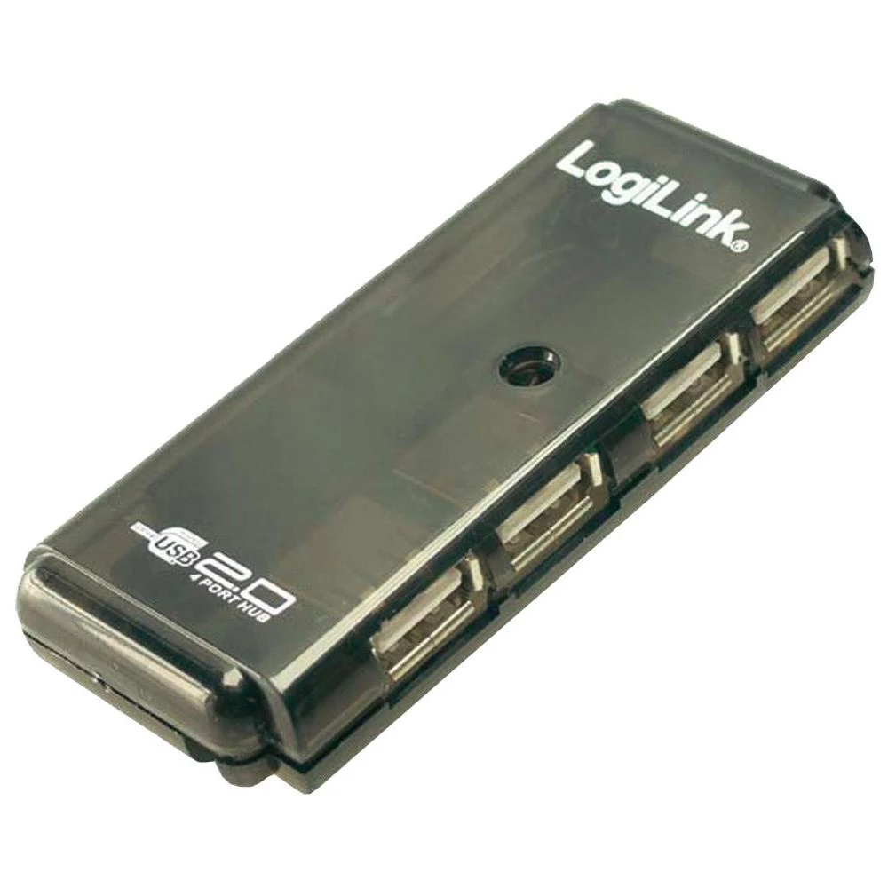 4-portni USB 2.0 hub LogiLink sivi slika