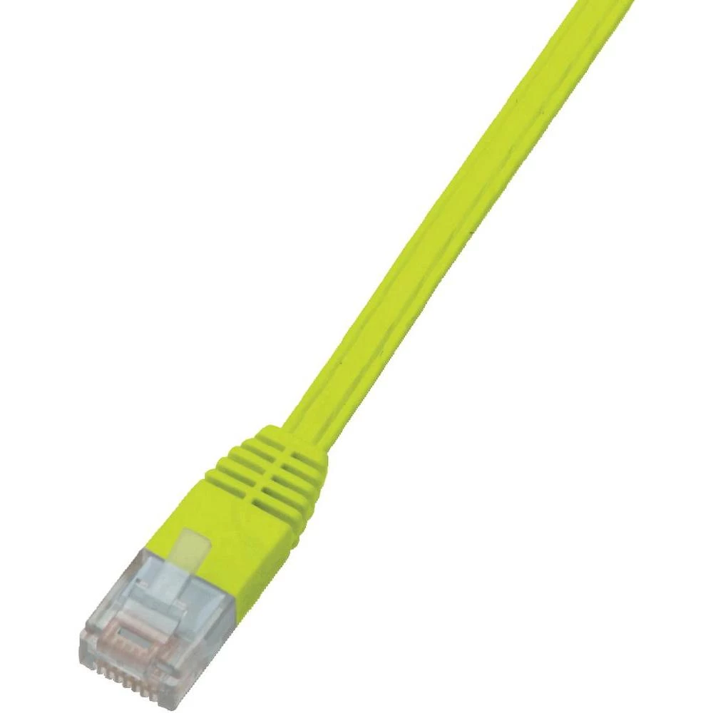 RJ45 mrežni kabel CAT 5e U/UTP [1x RJ45 utikač - 1x RJ45 utikač] 5 m žuti s UL c slika