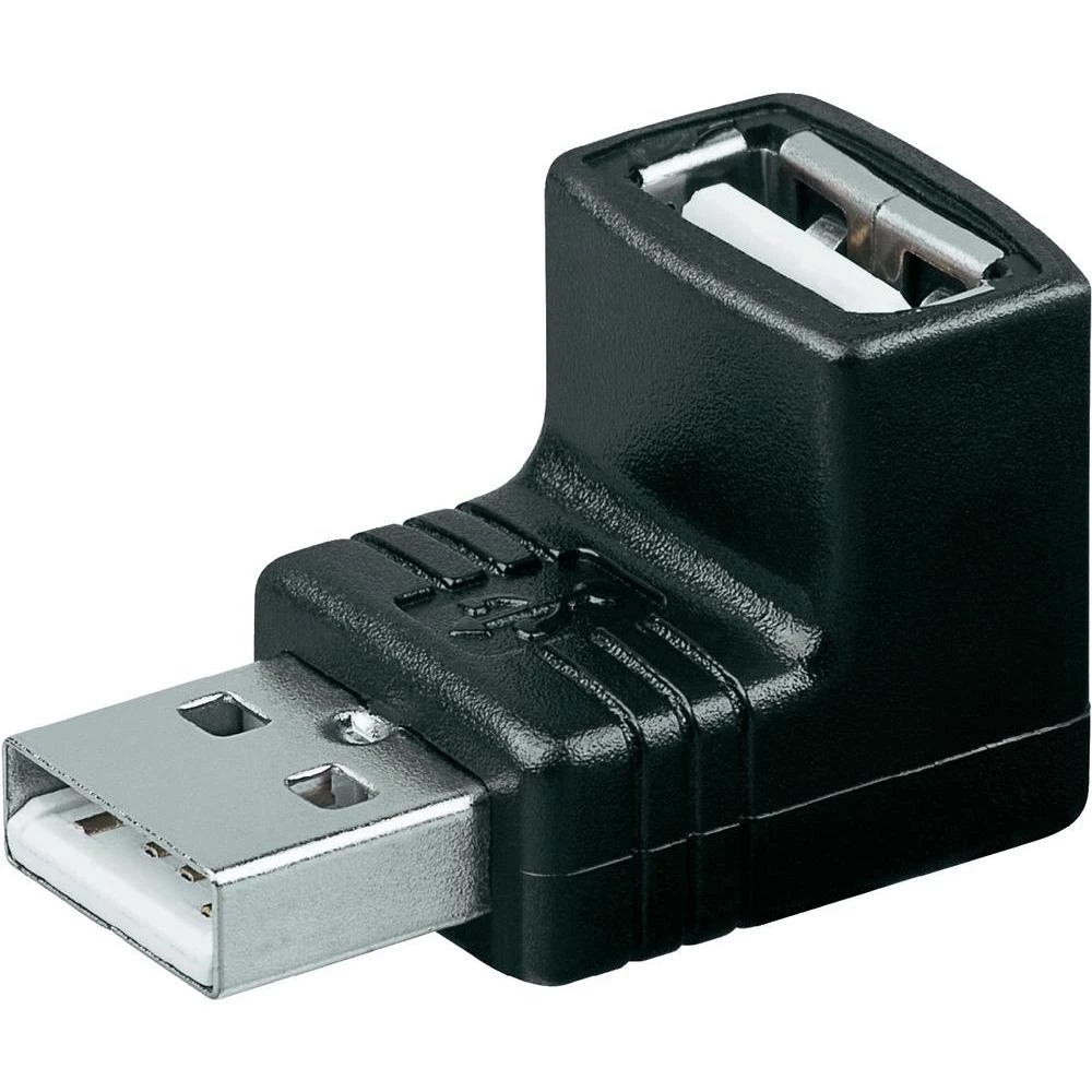 USB 2.0 adapter [1x USB 2.0 utikač A - 1x USB 2.0 utikač A] crni Goobay slika