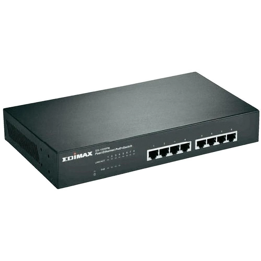 Mrežni Switch uređaj RJ45 ES-1008P Edimax 8-portni 100 MBit/s PoE funkcija slika