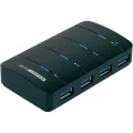 4-portni USB 3.0 hub Renkforce crni slika