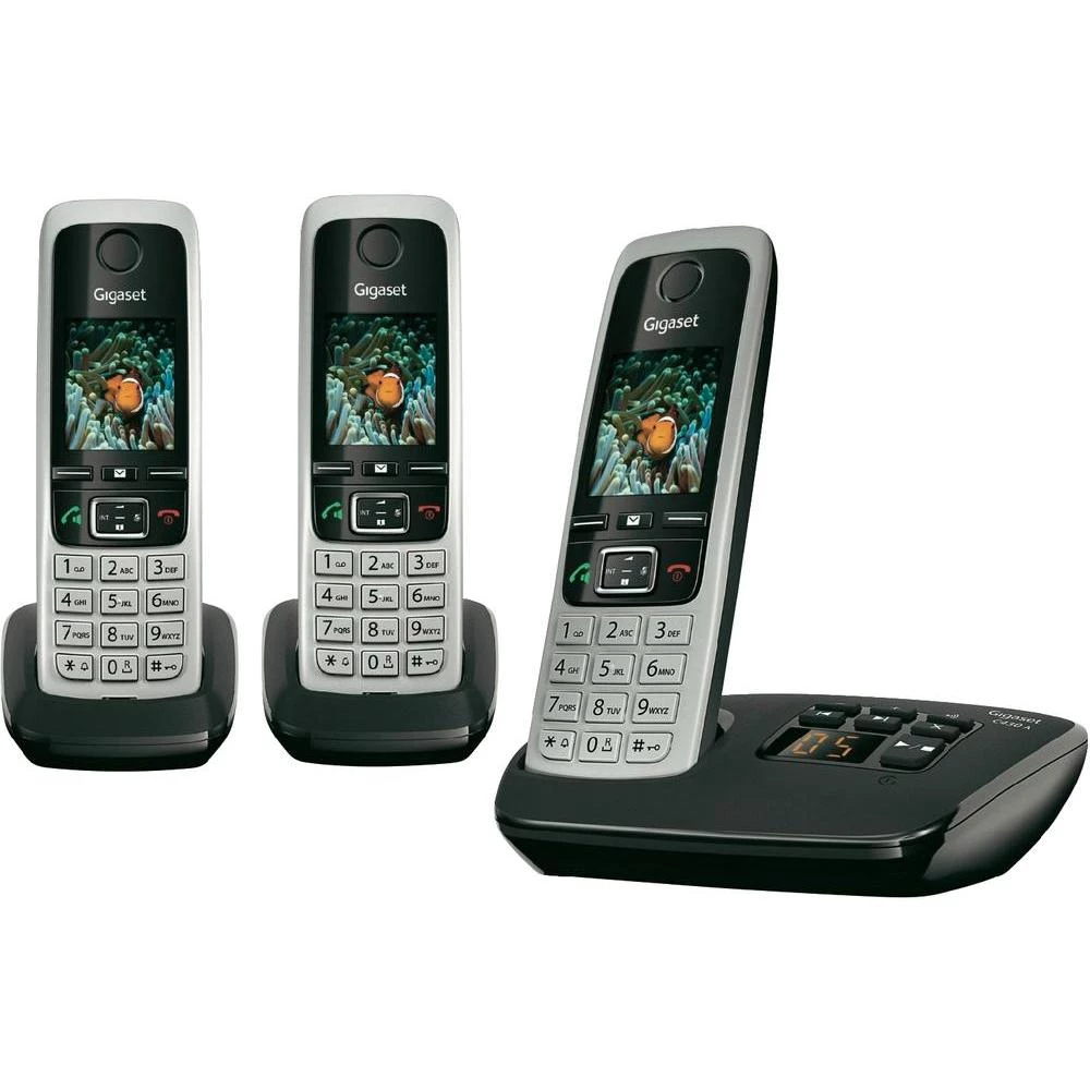 Bežični telefon analogni Gigaset C430A Trio automatska sekretarica, priključak z slika