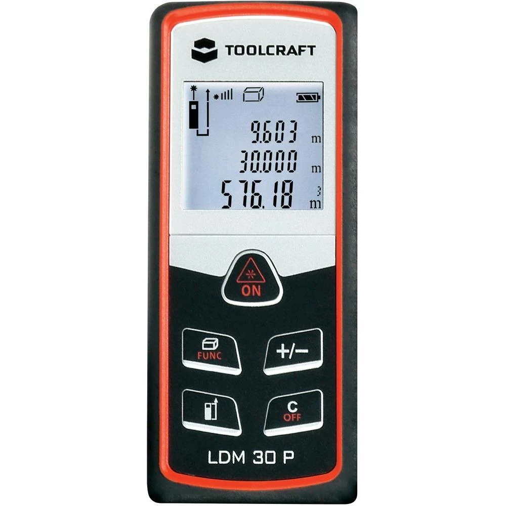 TOOLCRAFT LDM 30 P laserski mjerač udaljenosti područje mjerenja (maks.) 30 m slika