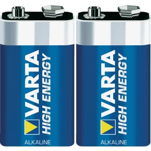9 V block baterija, alkalna Varta High Energy 6LR61 9 V 2 kom. slika