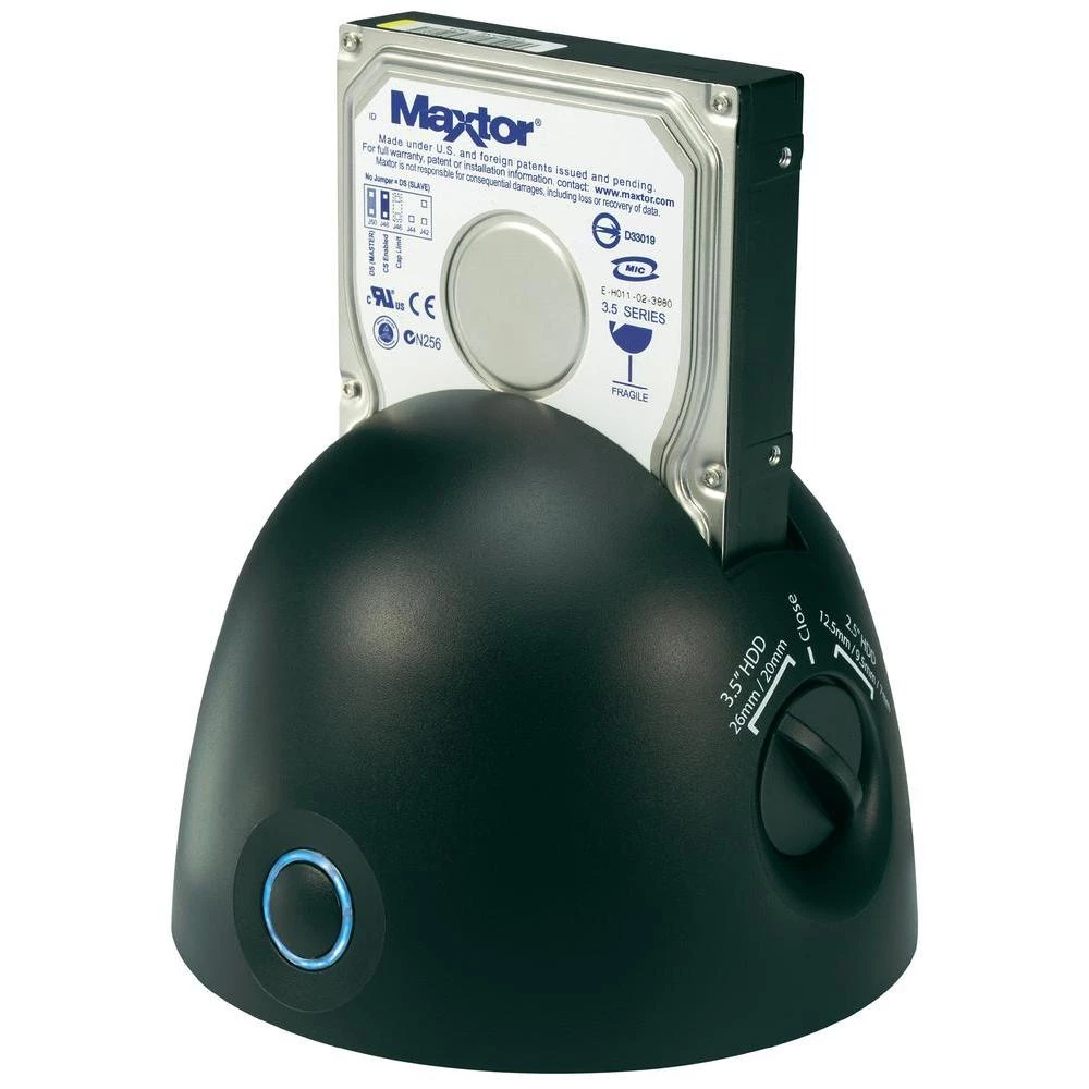 USB 3.0 SATA 1-portna stanica za punjenje za tvrde diskove Renkforce sa zaštitom slika