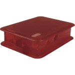 Raspberry Pi® kućište TEK-BERRY.25 crveno (prozirno) TEKO