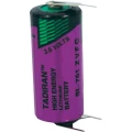 Litijska baterija 2/3 AA s 3 lemna kontakta +/-- Tadiran 3.6 V 1500 mAh 2/3 AA ( slika