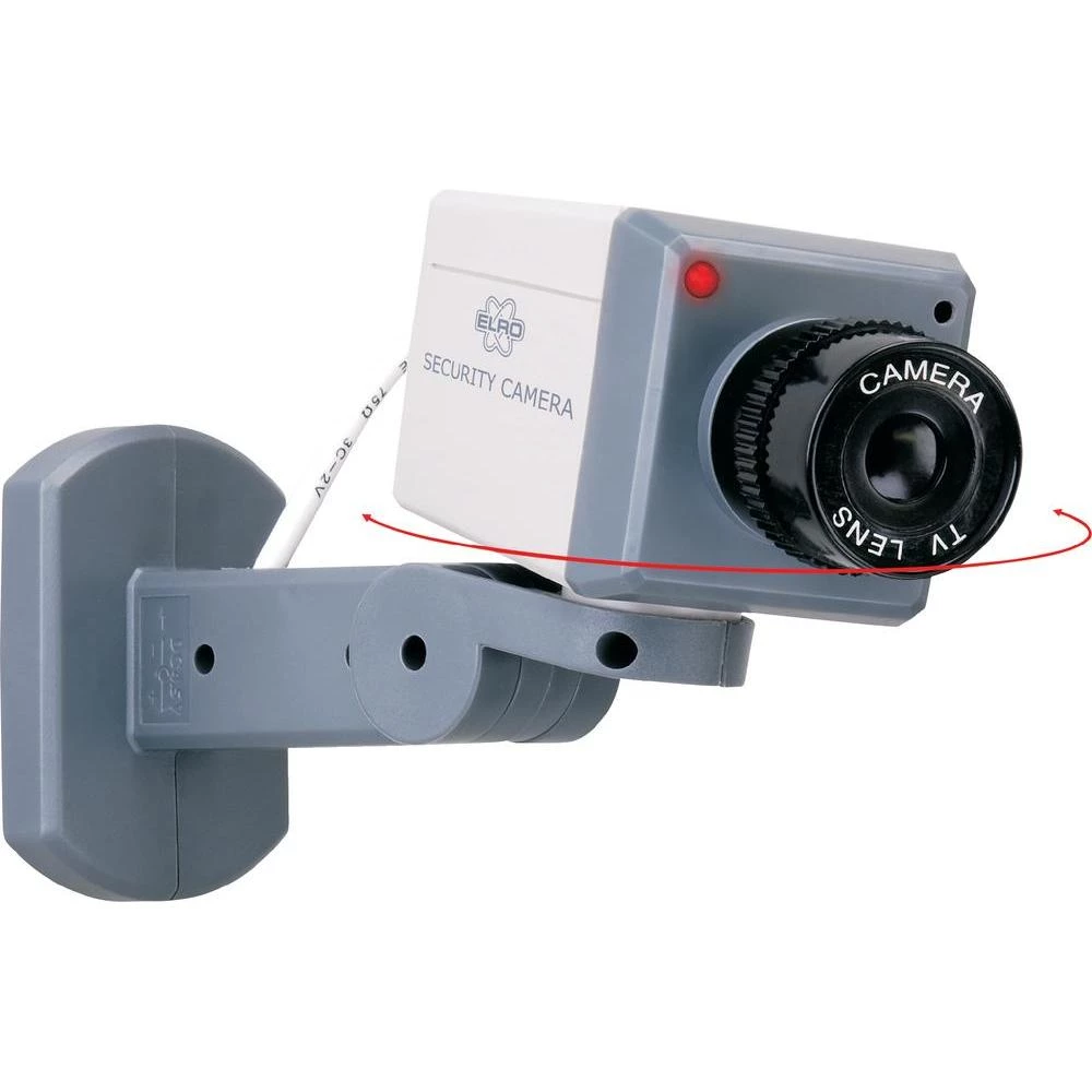 Lažna nadzorna kamera s detektorom pokreta, treperavim LED i motorom ELRO CS33D slika