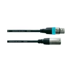 Cordial 1,5 m REAN XLR ženski/XLR muški kabel za mikrofon 1.5 m crni XLR ženski