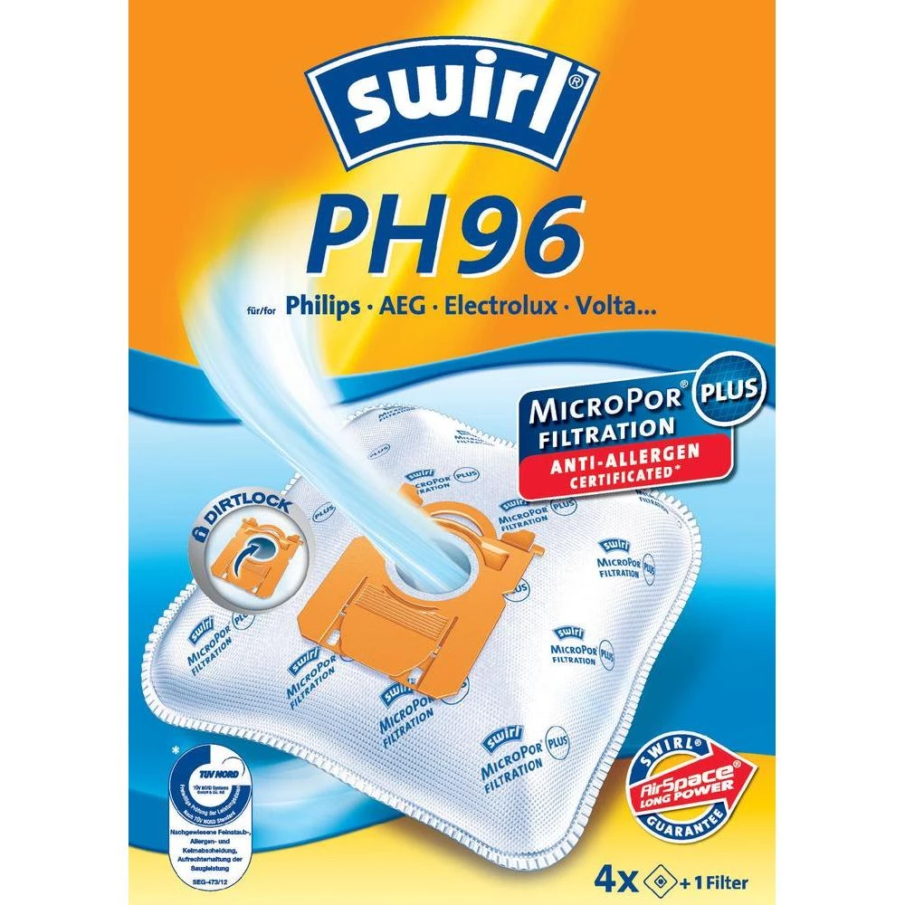 Swirl PH 96 MicroPor Plus Vrećice za usisivače 4006508196630 slika
