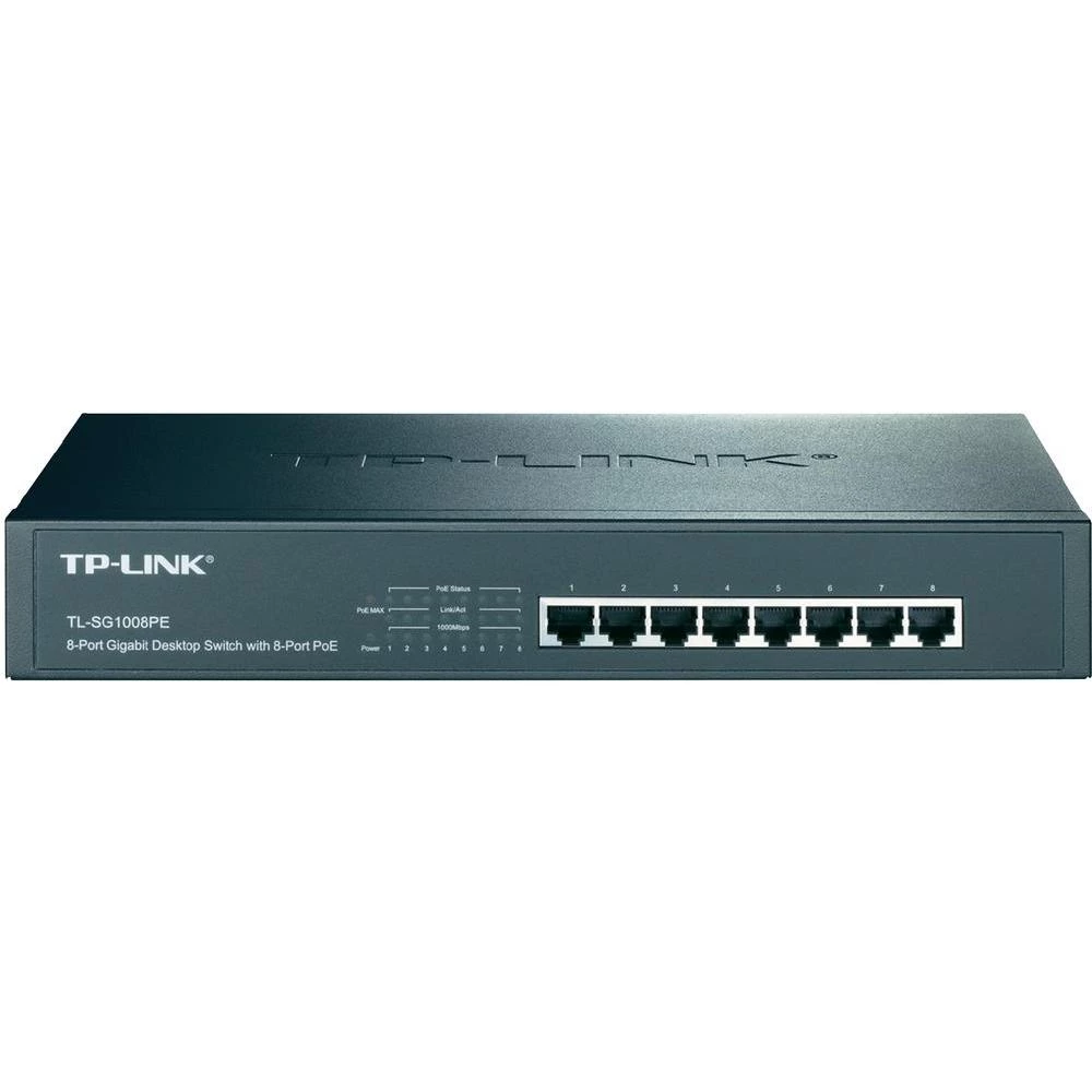 Mrežni Switch uređaj RJ45 TL-SG1008P TP-LINKE 8-portni 1000 MBit/s PoE funkcija slika