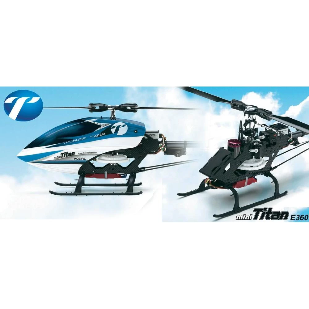 Thunder Tiger MINI TITAN E360 Flybarless-RC helikopter, ARF, serija 380 4717-A13 slika